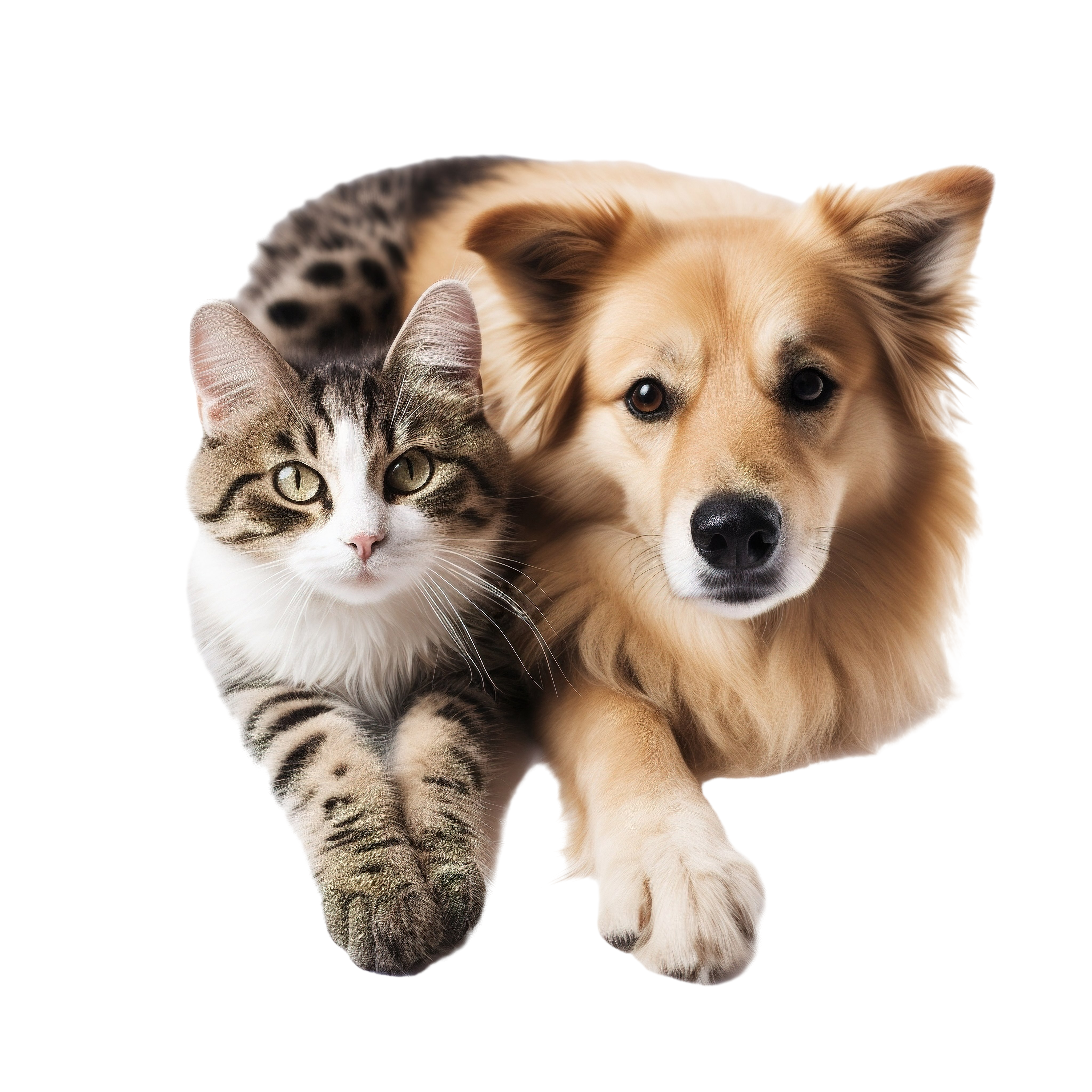 Foto cachorro e gato